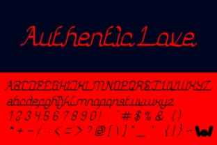 Authentic Love: A Handwritten Typeface for Modern Web Design