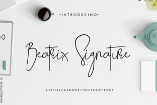 Beatrix Signature: The Handwritten Typeface for Polished Branding