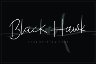 Black Hawk: The Handwritten Typeface That Transforms Brand Identity