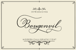 Bougenvil: A Premium Script Font for Editorial Elegance