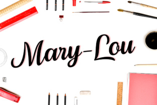 Bring Charm to Your Shop with the Mary-Lou Typeface