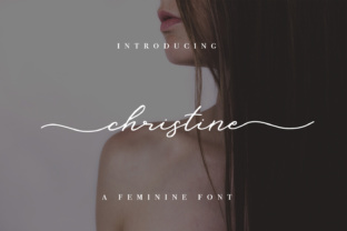 Christine: The Premium Script Typeface for High-Impact Campaigns