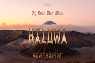 Haluwa: The Perfect Handwritten Font for Your Next Craft Project