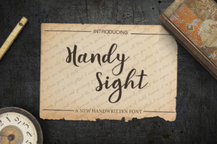 Handy Sight: The Modern Script Typeface for Editorial Excellence