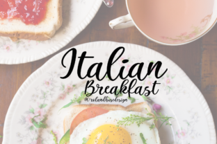Italian Breakfast: The Perfect Modern Script Font for Branding Projects