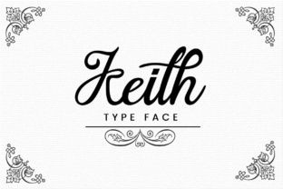 Keith: A Script Font for Elegant Editorial Design