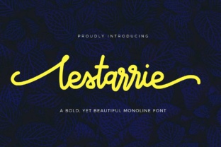 Lestarrie: The Bold Script Typeface for Modern Brand Identity