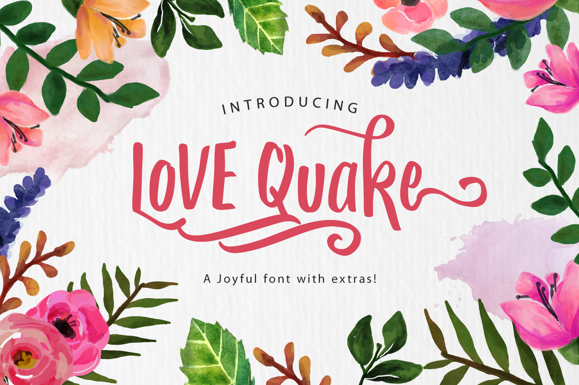 Love Quake: The Springy Script Font for Vibrant Campaigns