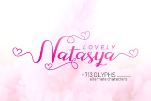 Lovely Natasya: A Script Amp Typeface for Campaign Design