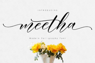 Meetha: The Sweet Script Typeface for Handmade Product Branding