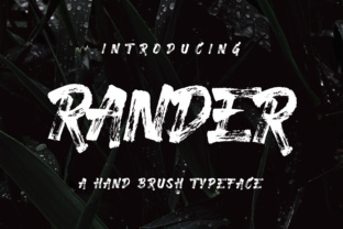 Rander: A Modern Script Font for Digital Branding