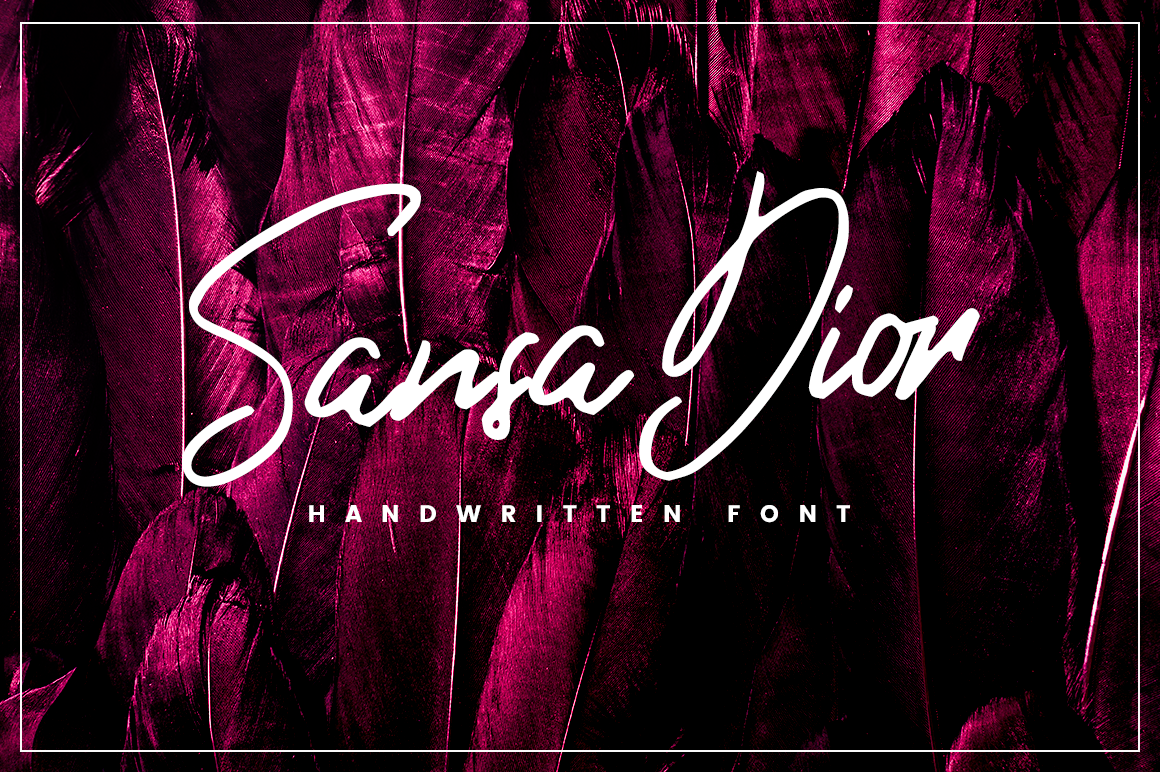 Sansa Dior: The Handwritten Typeface That Elevates Editorial Design