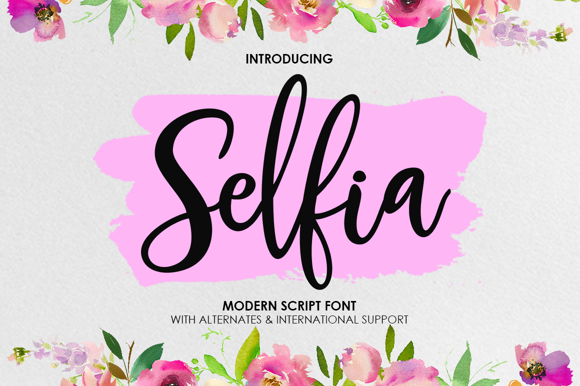 Selfia: The Modern Script Typeface That Transforms Campaign Visuals