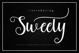 Sweety: The Modern Script Typeface for Elegant Digital Brands