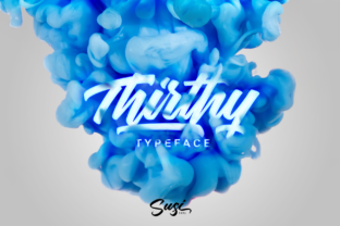 Thirthy: A Bold Handwritten Typeface for High-Impact Campaigns