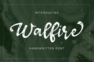 Walfire: A Hand-Brushed Typeface for Modern Editorial Design
