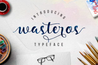 Wasteros Typeface: A Modern Script for Editorial Storytelling