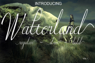 Watterland: A Handwritten Script Font for Polished Web Design